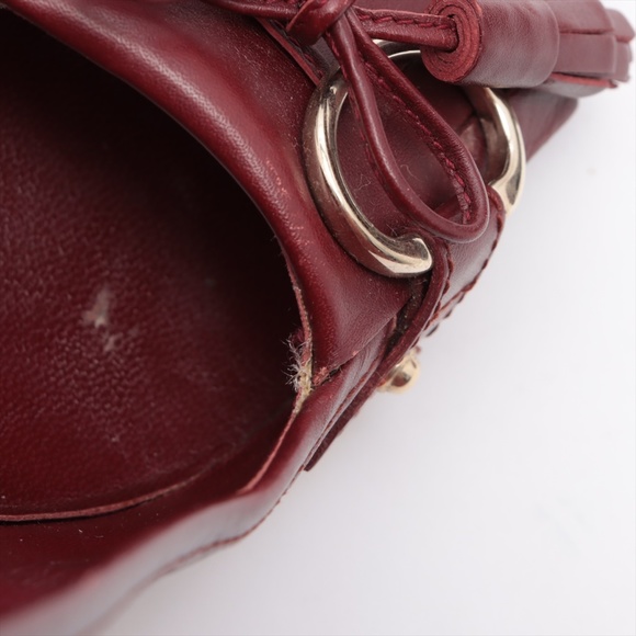 GUCCI Tassel Loafer Pumps Red Size 36.5 US - Picture 11 of 14